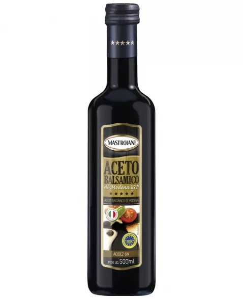 ACETO DE VINAGRE BALSAMICO VIDRO 500ML - MASTROIANI