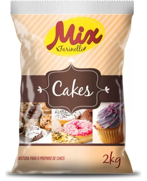 PRE MISTURA DE CAKES NEUTRO PACOTE 2 KG - FARINELLI