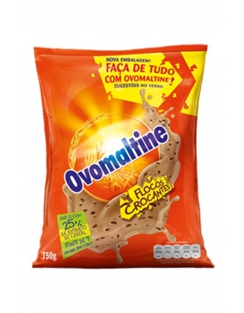 MISTURA PARA BEBIDAS DE OVOMALTINE FLOCOS CROCANTES 750 G