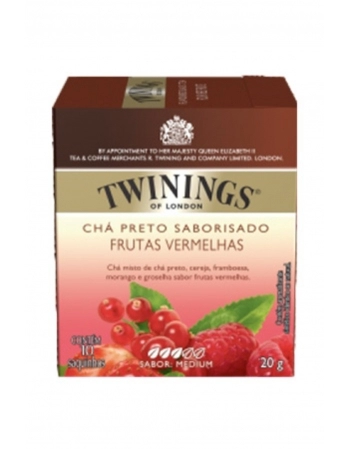 CHA TW PRETO/FRUTAS VERMELHAS C/10 UNDS