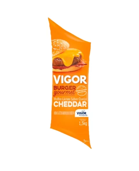 VG MOLHO LACTEO SABOR CHEDDAR 1,5 KG