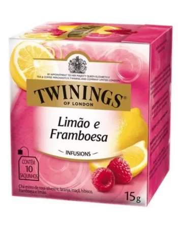 CHÁ TWININGS MISTO LIMÃO/FRAMBROESA COM 10 SACHÊS