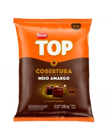 TOP COBERTURA GOTAS CHOCOLATE MEIO AMARGO 1,010 KG - HARALD