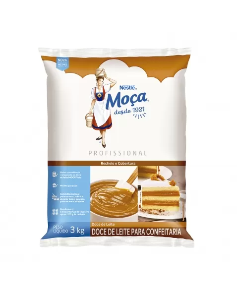 DOCE DE LEITE MOCA PACOTE 3 KG - NESTLE