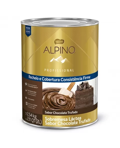 COBERTURA/RECHEIO ALPINO LATA 2,54 KG - NESTLE