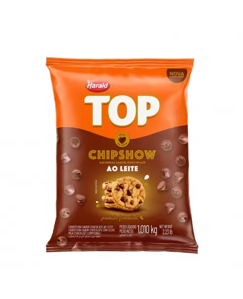 HARALD COBERTURA CHIPSHOW TOP LEITE 1,010 KG