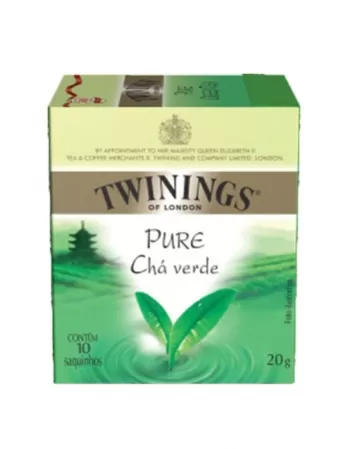 CHA TWININGS VERDE COM 10 SACHES