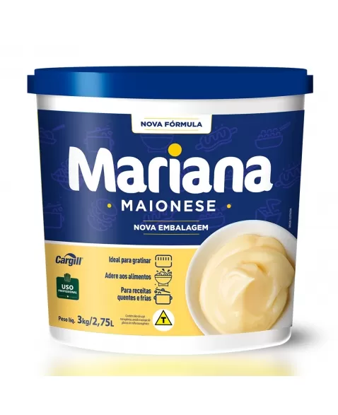 MAIONESE BALDE 3 KG - MARIANA