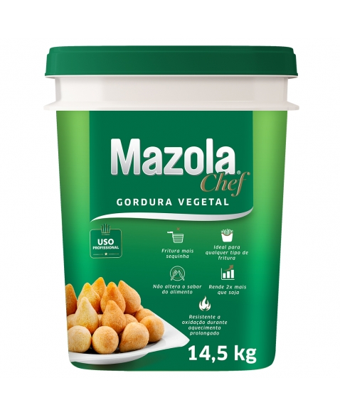 GORDURA VEGETAL CHEF MAZOLA BD 14,5 KG - CARGILL