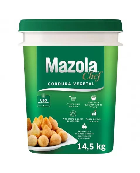 GORDURA VEGETAL CHEF MAZOLA BD 14,5 KG - CARGILL