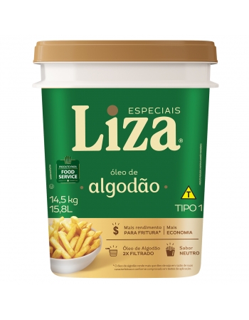 OLEO DE ALGODAO BALDE 15,8 LT - LIZA