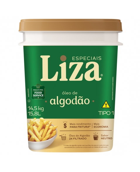 OLEO DE ALGODAO BALDE 15,8 LT - LIZA