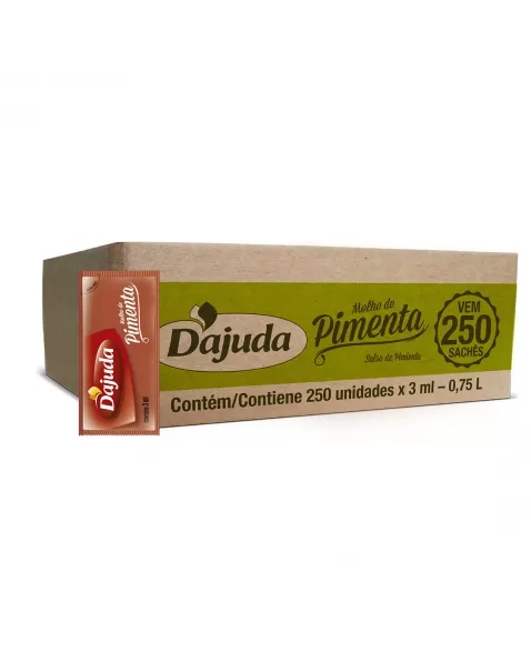 DAJUDA MOLHO PIMENTA CASEIRO SACHE 250 X 3ML