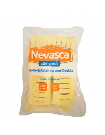 FAGOTTO DE CALABRESA COM CHEDDAR PACOTE COM 10 X 160 G - NEVASCA