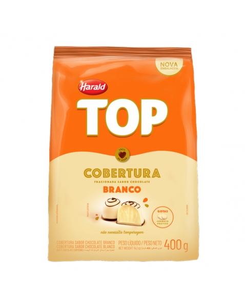 HARALD COBERTURA GOTAS BRANCO TOP 400 G