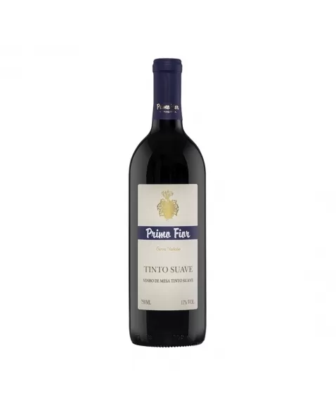 PRIMO FIOR VINHO TINTO DE MESA SUAVE 750 ML