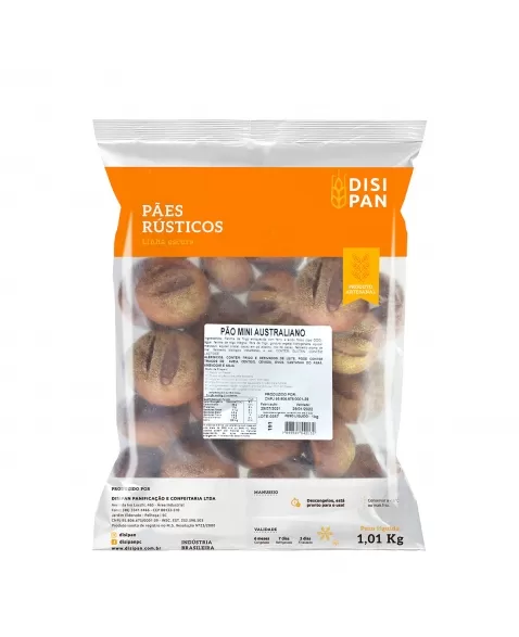 DISIPAN PAO CONG RUSTICO MINI AUSTRALIANO (25G) 1 KG