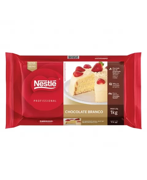 BARRA DE CHOCOLATE BRANCO NESTLÉ® 1KG