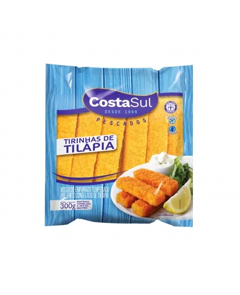 CS TIRINHAS DE TILAPIA EMPANADA 300 G