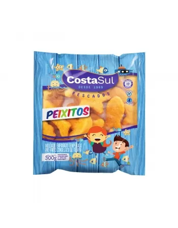 PEIXITOS DE TILÁPIA EMPANADOS CONGELADOS 300 G - COSTA SUL