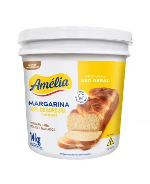 VG MARG AMELIA USO GERAL 80% LIPIDIO 14 KG