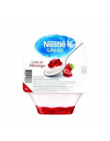 IOGURTE INTEGRAL GREGO CALDA MORANGO POTE 90G - NESTLÉ