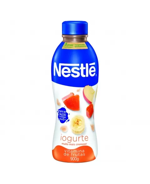 IOGURTE PARCIALMENTE DESNATADO VITAMINA DE FRUTAS NESTLÉ GARRAFA 900G