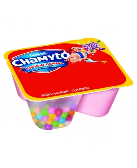 CHAMYTO IOGURTE MOR+CER COLORIDO 130 G (CX/24)