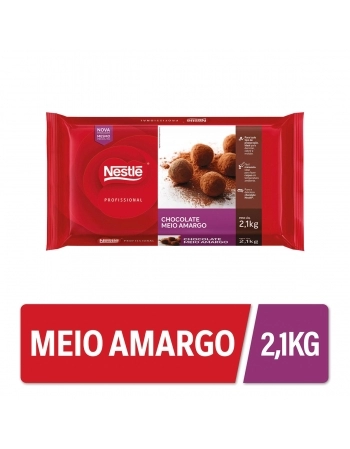 BARRA DE CHOCOLATE MEIO AMARGO NESTLÉ® 2,1KG