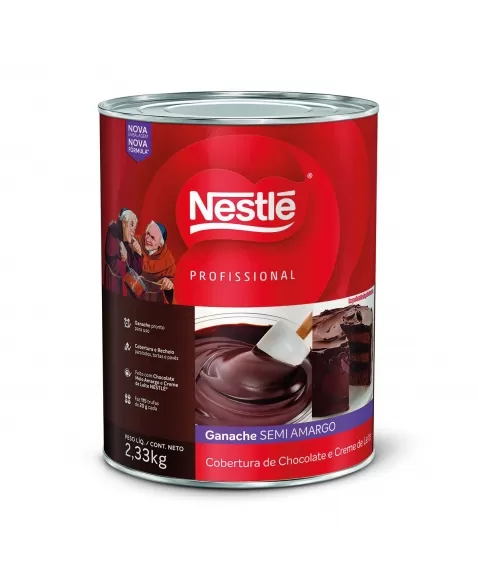 GANACHE SEMI AMARGO DOIS FRADES® 2,33KG - NESTLÉ