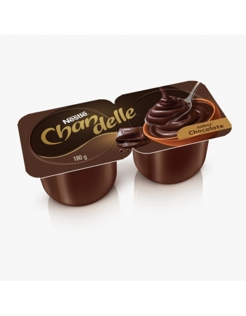 CHANDELLE CHOCOLATE BANDEJA COM 2 UN DE 90 G