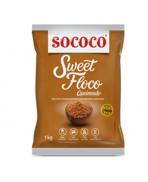 SWEET FLOCO QUEIMADO 1 KG - SOCOCO