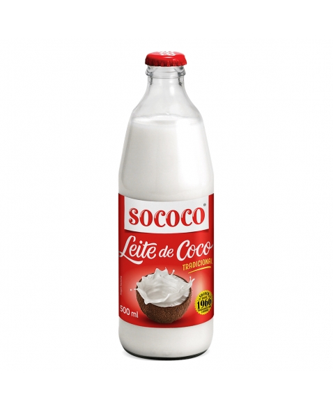 LEITE DE COCO TRADICIONAL VIDRO 500 ML - SOCOCO