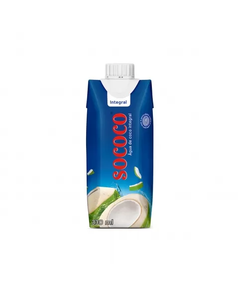 ÁGUA DE COCO INTEGRAL 330 ML - SOCOCO