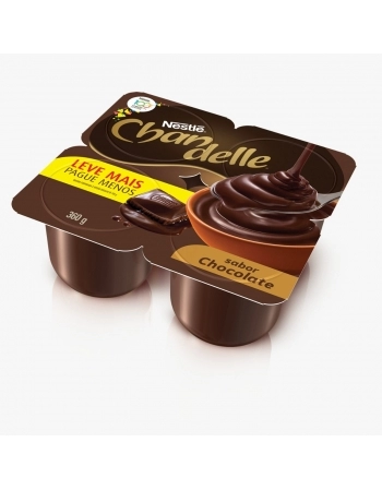 CHANDELLE CHOCOLATE 360 G BANDEJA COM 4 UN