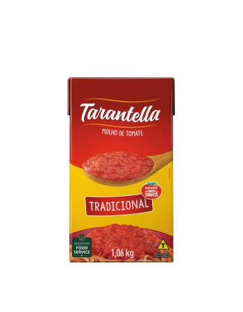 TARANTELA MOLHO DE TOMATE TRADICIONAL TETRA PACK 1,06 KG