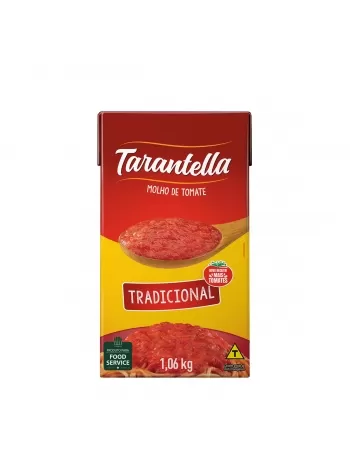TARANTELA MOLHO DE TOMATE TRADICIONAL TETRA PACK 1,06 KG
