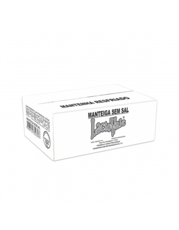 MANTEIGA SEM SAL EM BARRA 5 KG LACTO VALE