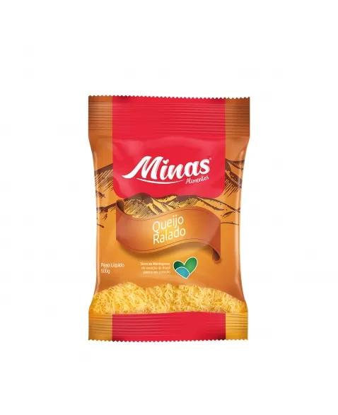 MINAS QUEIJO RALADO GROSSO 500G