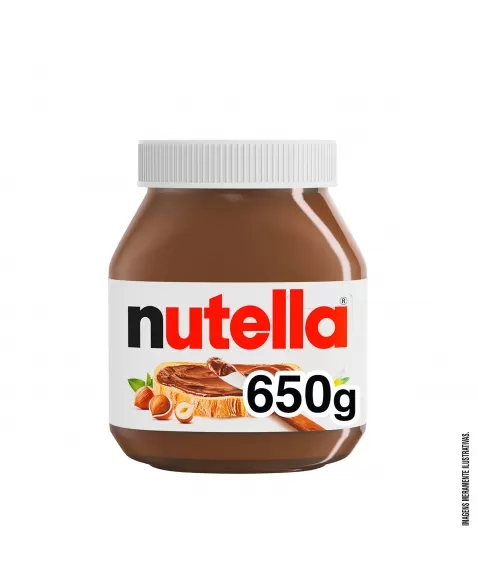 NUTELLA CREME DE AVELÃ COM CACAU 650 G