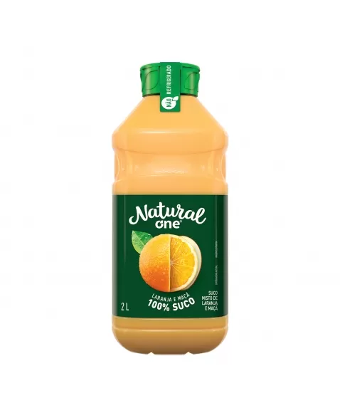 NAT ONE AMBIENTE LARANJA E MACA 2 LT