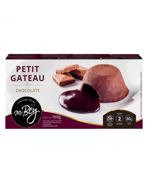 MB PETIT GATEAU CHOCOLATE 160G (CX/12)