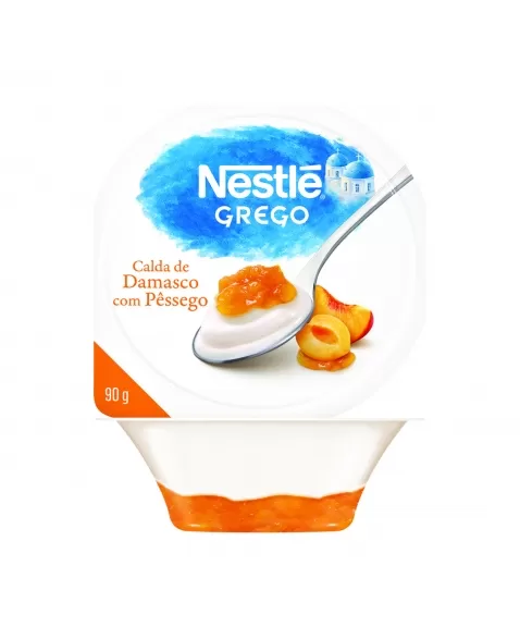 NESTLE GREGO 90G CALDA DAMASCO C/PESSEGO (CX/24)