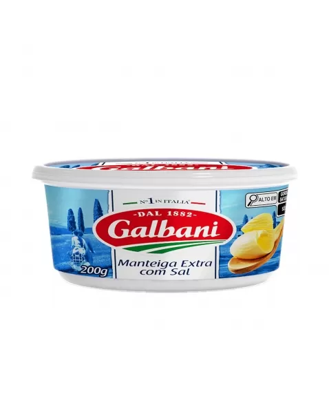 GALBANI MANTEIGA C/SAL POTE 200G (CX/24)