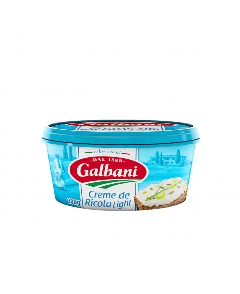 GALBANI CREME DE RICOTA LIGHT 200G (CX/12)