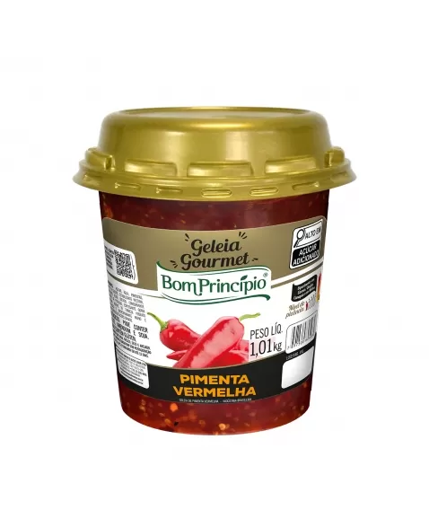 BOM PRINCIPIO GELEIA DE PIMENTA VERMELHA 1,010 KG