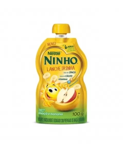 NINHO LANCHEIRINHA IOG MACA/BANANA 100 GR