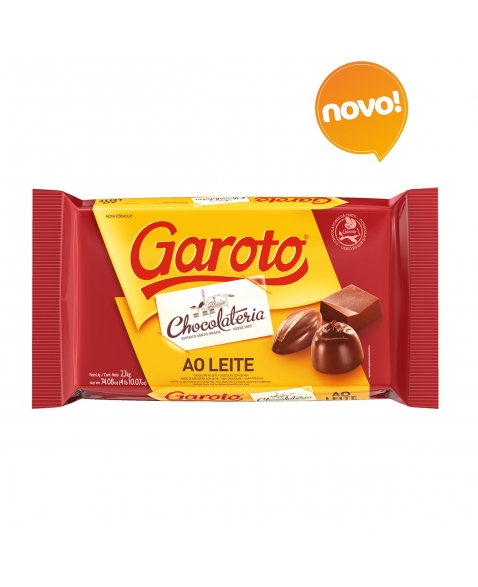 CHOCOLATE PARA COBERTURA GAROTO AO LEITE 2,1 KG