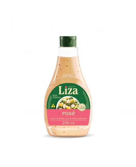 MOLHO PARA SALADA ROSE FRASCO 234 ML - LIZA