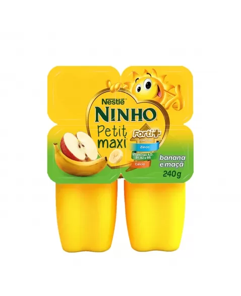 NINHO IOG PETIT MAXI MACA E BANANA 240G (CX/24)